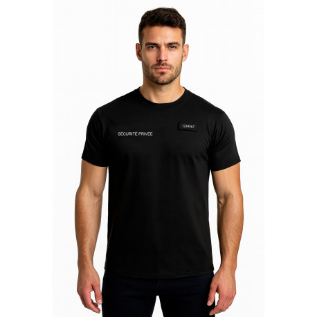 T-shirt Sécurité Privée noir