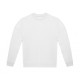 Sweat-shirt 50% coton / 50% polyester recyclé blanc