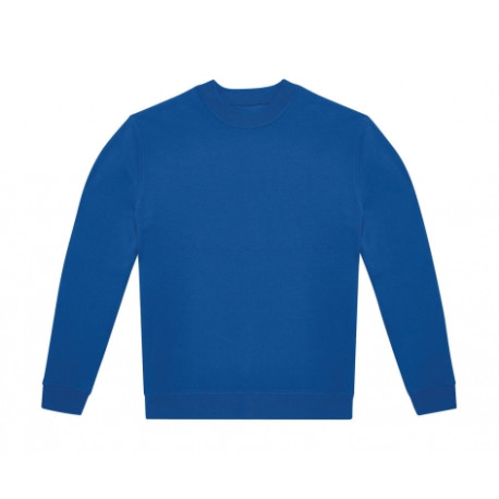 Sweat-shirt 50% coton / 50% polyester recyclé bleu royal