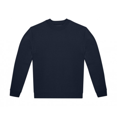 Sweat-shirt 50% coton / 50% polyester recyclé marine