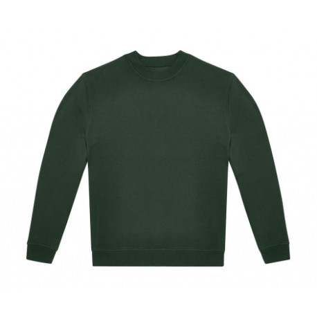 Sweat-shirt 50% coton / 50% polyester recyclé vert bouteille