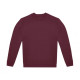 Sweat-shirt 50% coton / 50% polyester recyclé burgundy