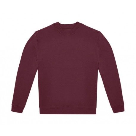 Sweat-shirt 50% coton / 50% polyester recyclé burgundy