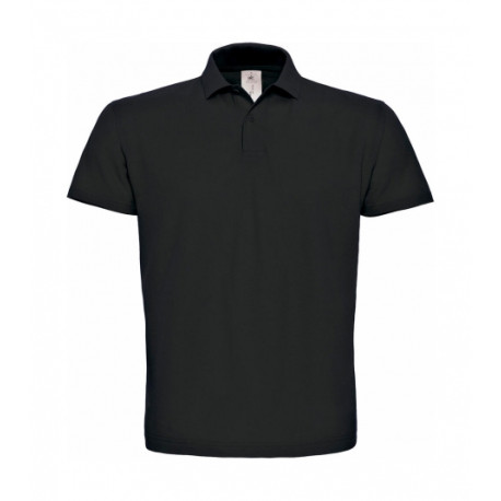 Polo de travail manches courtes 100% coton noir