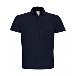 Polo de travail manches courtes 100% coton marine