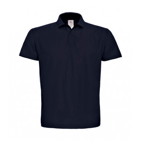 Polo de travail manches courtes 100% coton marine