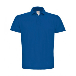 Polo de travail manches courtes 100% coton bleu royal