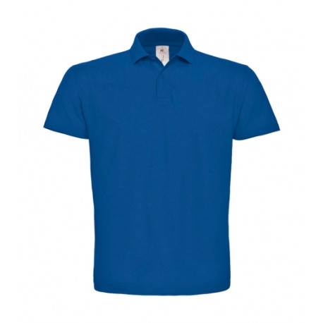 Polo de travail manches courtes 100% coton bleu royal