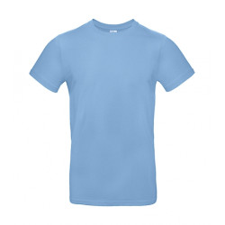 Tee-shirt coton 190g bleu ciel