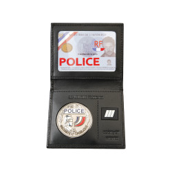 PORTE CARTES MINI GK 2 VOLETS AVEC EMPLACEMENT MEDAILLE ET GRADE