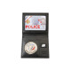 PORTE CARTES MINI GK 2 VOLETS AVEC EMPLACEMENT MEDAILLE ET GRADE