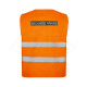 Gilet fluo orange Sécurité Privée