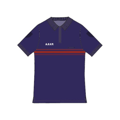 Polo manches courtes maille respirante ASVP