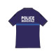 Polo marine manches courtes maille respirante Police Municipale