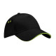Casquette noir et verte