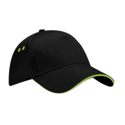 Casquette noir et verte