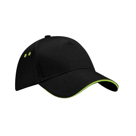 Casquette noir et verte