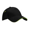 Casquette noir et verte