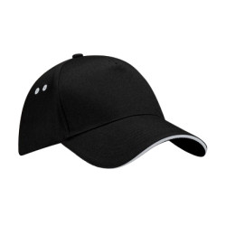 Casquette noir et gris clair