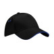 Casquette noir et bleu