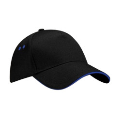 Casquette noir et bleu
