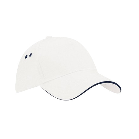 Casquette blanche et marine