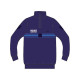 Sweat-shirt marine col montant zip Police Municipale