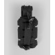 Porte chargeur 9mm tactique molle noir