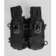 Double porte chargeur 9mm tactique molle noir