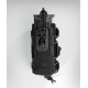 Double porte chargeur 9mm superposé tactique molle noir