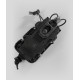 Double porte chargeur 9mm superposé tactique molle noir