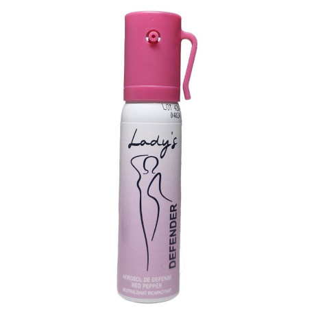 Aérosol anti-agression LADY'S DEFENDER 25 ml au gel poivre