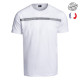 Tee-shirt sécu-one Sécurité Privée blanc bande grise