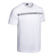 Tee-shirt sécu-one Sécurité Privée blanc bande grise