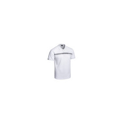 Polo sécu-one Sécurité Privée blanc bande grise