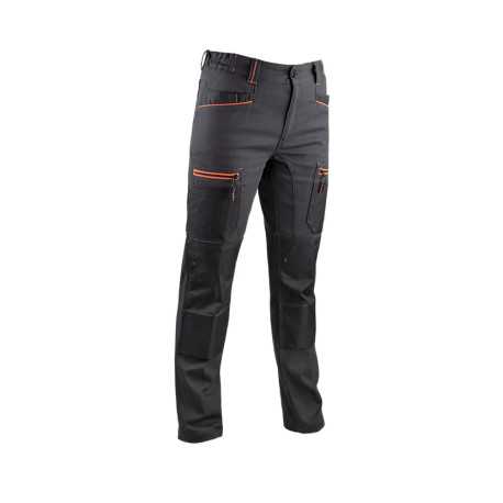 Pantalon femme CHARLOTTE gris/noir