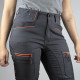 Pantalon femme CHARLOTTE gris/noir