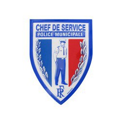 Ecusson chef de service | Police Municipale