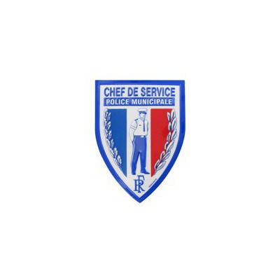 Ecusson chef de service | Police Municipale
